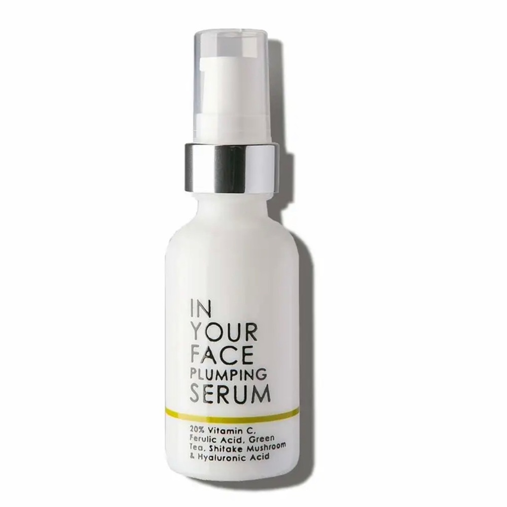 In your face plumping serum and bamboo polish
